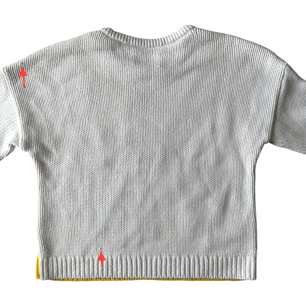 Alice + Olivia x The Beatles Here Comes the Sun Leena Sweater XS - Picture 3 of 8
